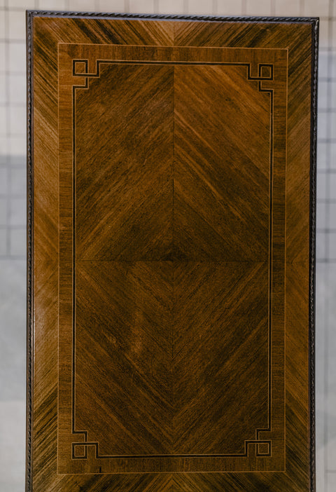 Tavolino NAPOLEONE III con bronzi in noce palissandro ebano e acero
